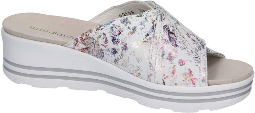 Waldläufer Sleehakmuiltjes H-MICHELLE zomerschoen comfort-schoen met klittenbandsluiting. h-breedte