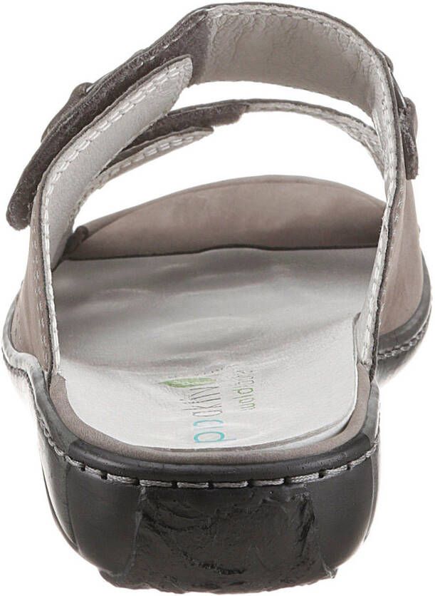 Waldläufer Slippers Garda sleehak zomerschoen pantoffels met juwelenapplicatie wijdte g