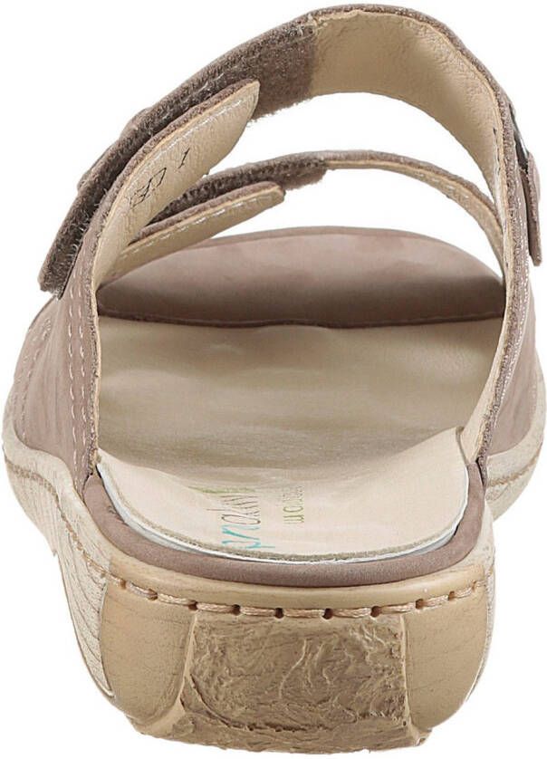 Waldläufer Slippers Garda sleehak zomerschoen pantoffels met juwelenapplicatie wijdte g