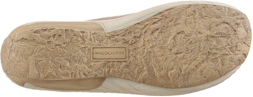 Waldläufer Slippers Garda sleehak zomerschoen pantoffels met juwelenapplicatie wijdte g