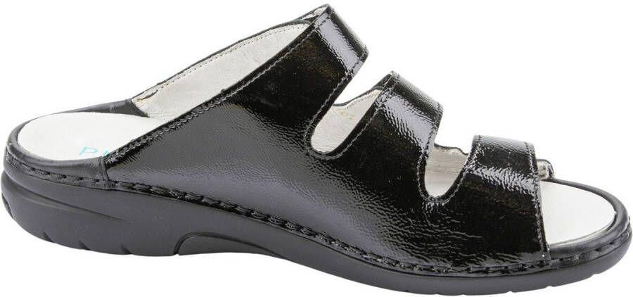 Waldläufer Slippers GUNNA comfort-schoen klittenbandschoen huisschoen in comfortbreedte g (= breed)