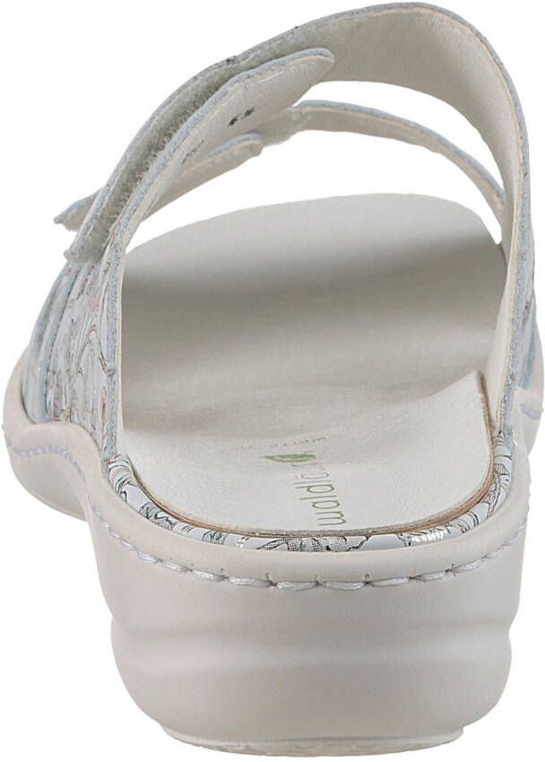 Waldläufer Slippers HERIA Zomerschoen comfort schoen pantoffel in breedte H met klittenbandsluiting