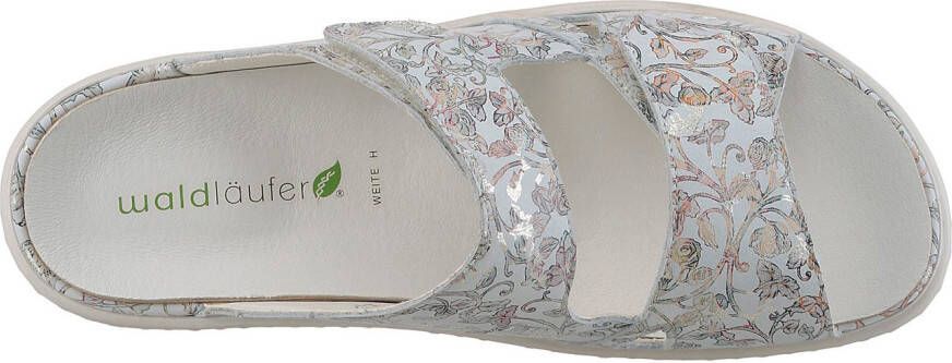 Waldläufer Slippers HERIA Zomerschoen comfort schoen pantoffel in breedte H met klittenbandsluiting