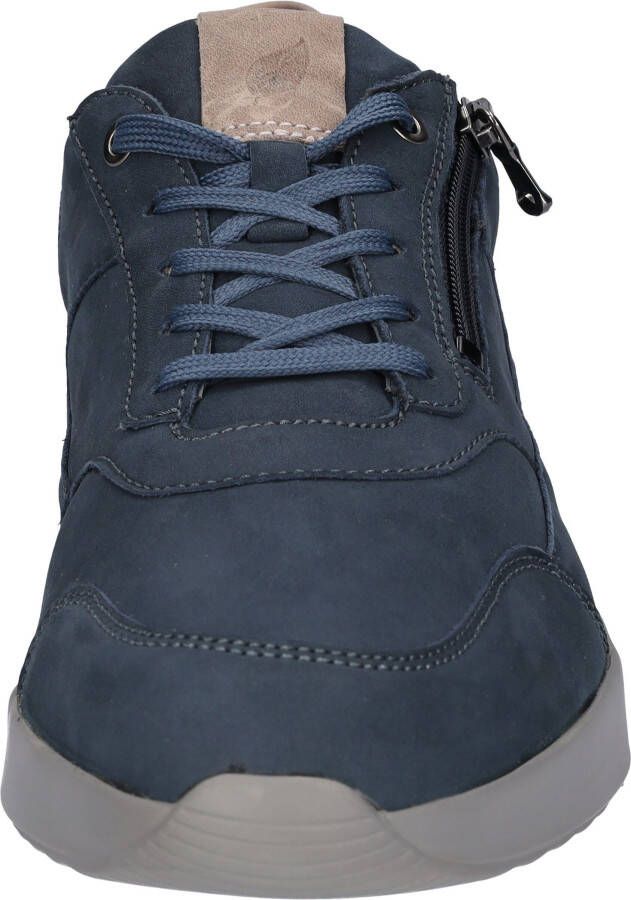 Waldläufer Sneakers K-Fabian met rits h-breedte vrijetijdsschoen lage schoen veterschoen