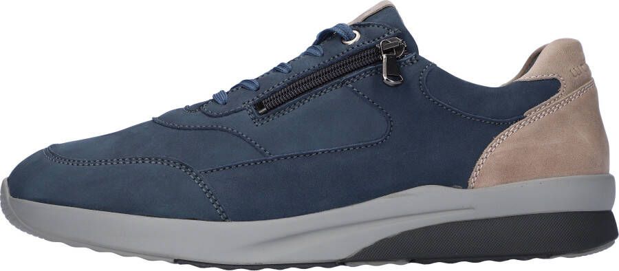 Waldläufer Sneakers K-Fabian met rits h-breedte vrijetijdsschoen lage schoen veterschoen