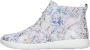Waldläufer Sneakers H-CLOÉ veterschoenen comfortabele schoen vrijetijdsschoen met metallic-print breedte h - Thumbnail 6