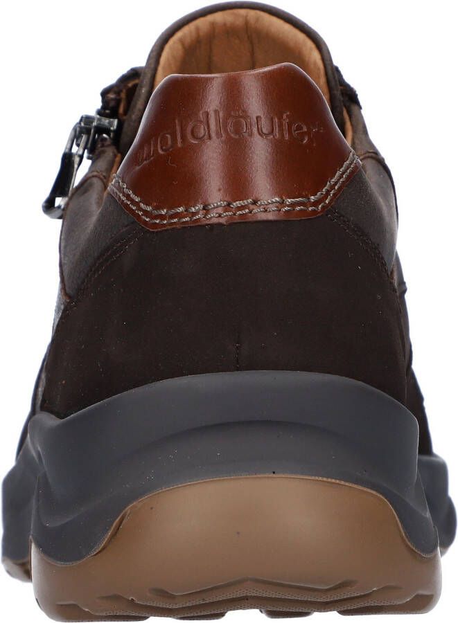 Waldläufer Sneakers H-max comfortabele schoen lage schoen veterschoen in comfortbreedte h = zeer breed