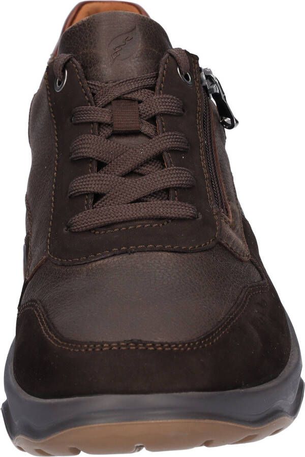 Waldläufer Sneakers H-max comfortabele schoen lage schoen veterschoen in comfortbreedte h = zeer breed