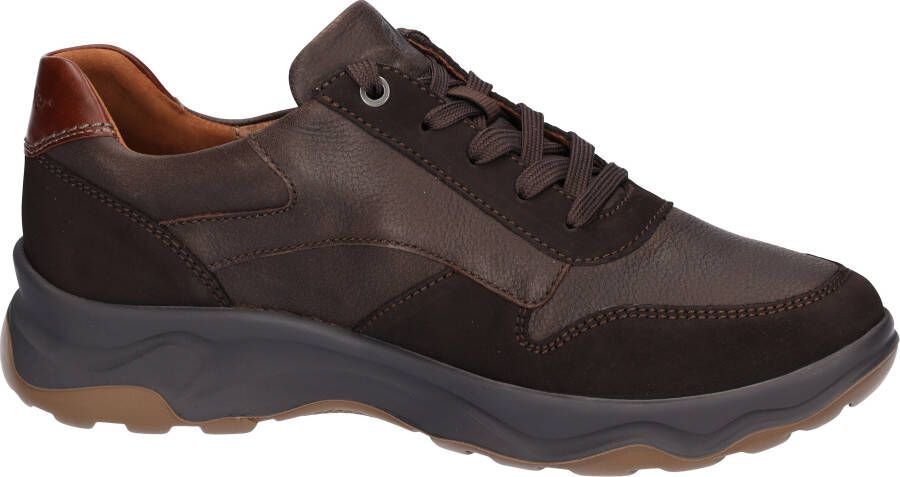 Waldläufer Sneakers H-max comfortabele schoen lage schoen veterschoen in comfortbreedte h = zeer breed