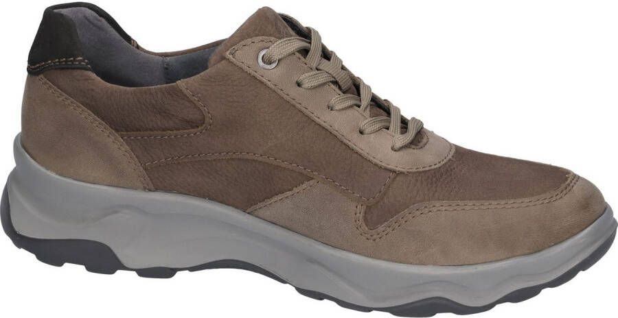Waldläufer Sneakers H-max comfortabele schoen lage schoen veterschoen in comfortbreedte h = zeer breed