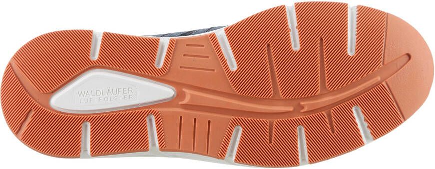 Waldläufer Sneakers HASLO met snelsluiting h-breedte vrijetijdsschoen lage schoen veterschoen