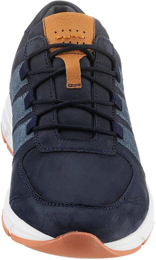 Waldläufer Sneakers HASLO met snelsluiting h-breedte vrijetijdsschoen lage schoen veterschoen