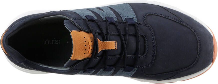 Waldläufer Sneakers HASLO met snelsluiting h-breedte vrijetijdsschoen lage schoen veterschoen
