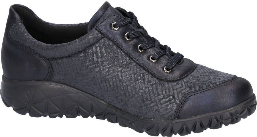 Waldläufer Sneakers HAVY-SOFT vrijetijdsschoen lage schoen veterschoen in comfortwijdte h = zeer breed
