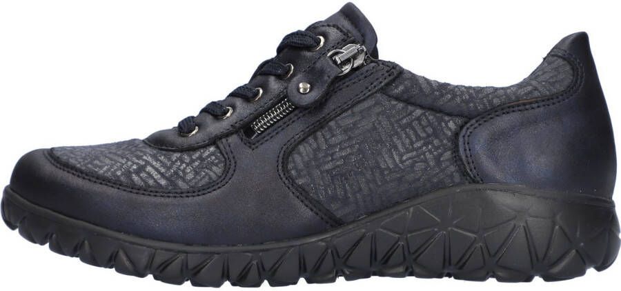 Waldläufer Sneakers HAVY-SOFT vrijetijdsschoen lage schoen veterschoen in comfortwijdte h = zeer breed
