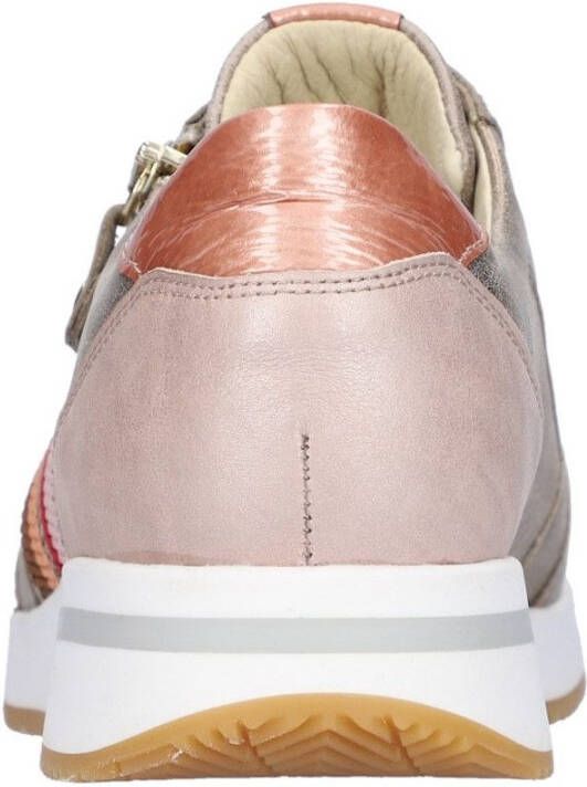 Waldläufer Sneakers met sleehak H-Agnes veterschoenen lage schoen vrijetijdsschoen contrastafwerkingen breedte h