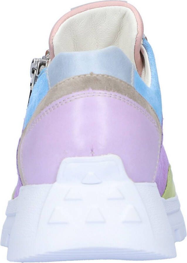 Waldläufer Sneakers met sleehak H-AJALA Profielzool H-breedte vrijetijdsschoen lage schoen veterschoen