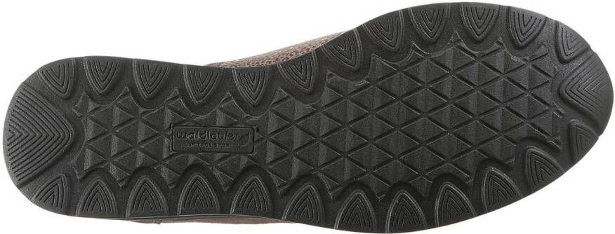 Waldläufer Sneakers met sleehak H-Clara-soft vrijetijdsschoen lage schoen veterschoen met luchtkamerzool
