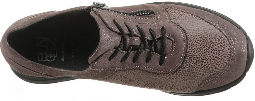 Waldläufer Sneakers met sleehak H-Clara-soft vrijetijdsschoen lage schoen veterschoen met luchtkamerzool
