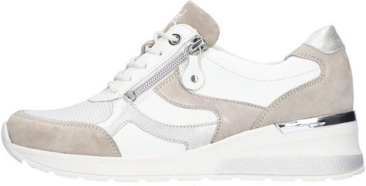 Waldläufer Sneakers met sleehak H-Clara veterschoenen lage schoen comfortabele schoen met uitneembaar voetbed
