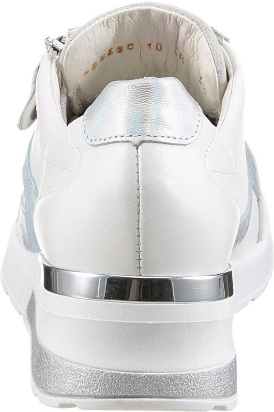 Waldläufer Sneakers met sleehak H-Clara veterschoenen lage schoen comfortabele schoen met uitneembaar voetbed