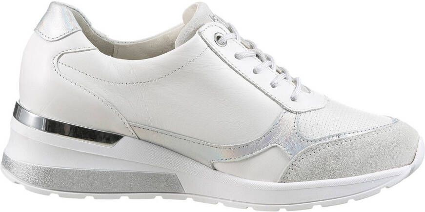 Waldläufer Sneakers met sleehak H-Clara veterschoenen lage schoen comfortabele schoen met uitneembaar voetbed