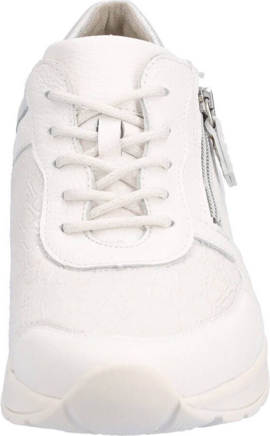 Waldläufer Sneakers met sleehak H-Clara veterschoenen lage schoen vrijetijdsschoen met metallic inzet