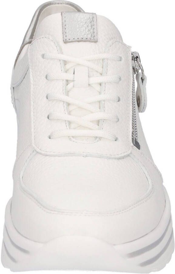 Waldläufer Sneakers met sleehak H-Lana in comfortbreedte h = zeer breed vrijetijdsschoen lage schoen veterschoen