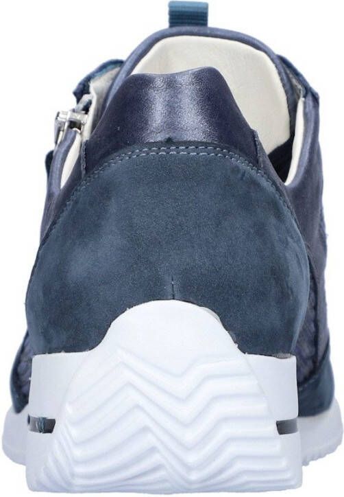 Waldläufer Sneakers met sleehak HIMONA lage schoen veterschoen comfortabele schoen met ritssluiting