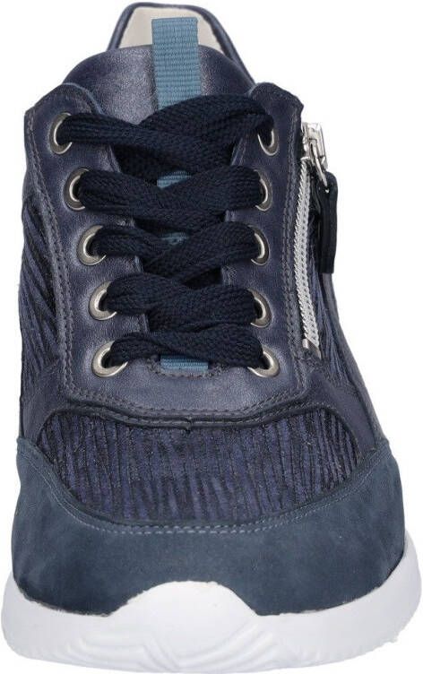 Waldläufer Sneakers met sleehak HIMONA lage schoen veterschoen comfortabele schoen met ritssluiting