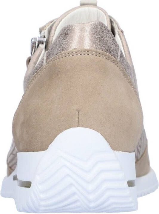 Waldläufer Sneakers met sleehak HIMONA lage schoen veterschoen comfortabele schoen met ritssluiting