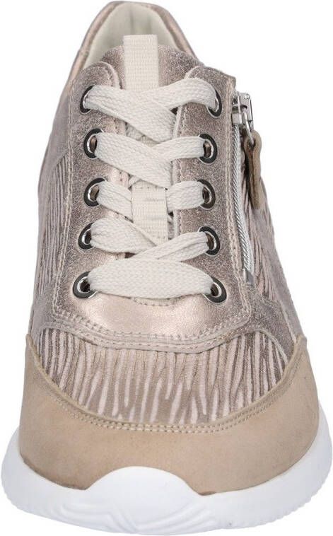 Waldläufer Sneakers met sleehak HIMONA lage schoen veterschoen comfortabele schoen met ritssluiting