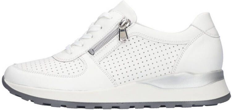 Waldläufer Sneakers met sleehak Hiroko veterschoenen lage schoen vrijetijdsschoen in schoenmaat h (= zeer breed)