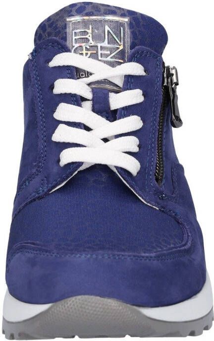 Waldläufer Sneakers met sleehak Hiroko veterschoenen vrijetijdsschoen lage schoen contrasterende afwerking breedte h