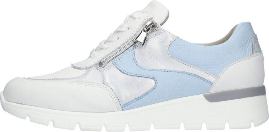 Waldläufer Sneakers met sleehak K-RAMONA veterschoenen comfortabele schoen comfortabele schoen in extra brede breedte k