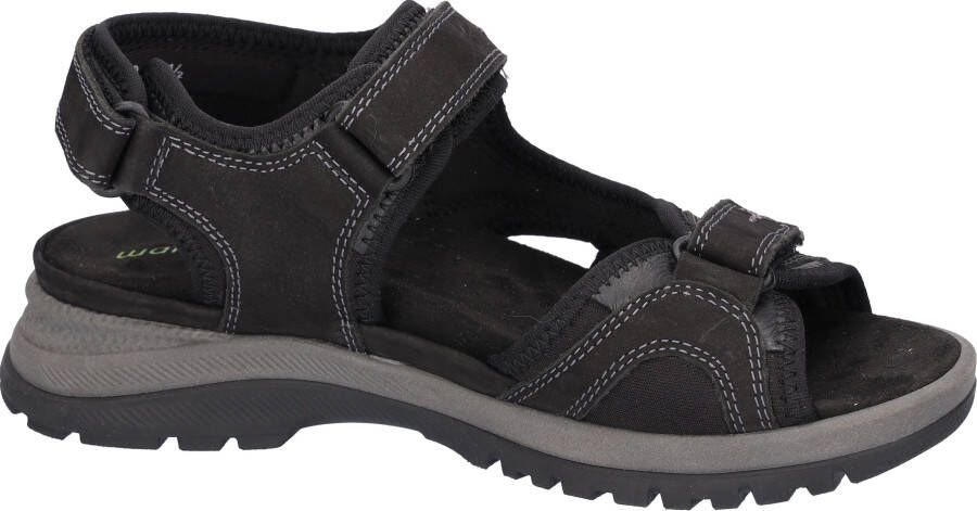 Waldläufer Trekkingsandalen H-SORA outdoorschoen zomerschoen sleehak in comfortabele schoenwijdte h