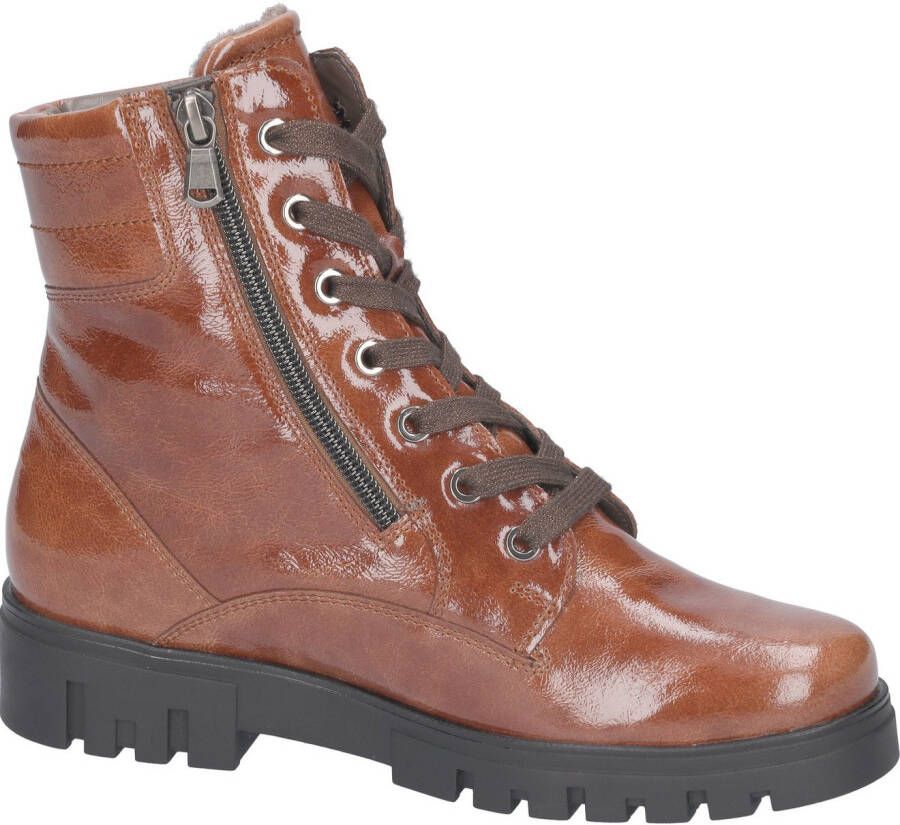 Waldläufer Veterlaarsjes H-SERENA veterschoenen lakenkellaars in comfortabele breedte g (=breed)