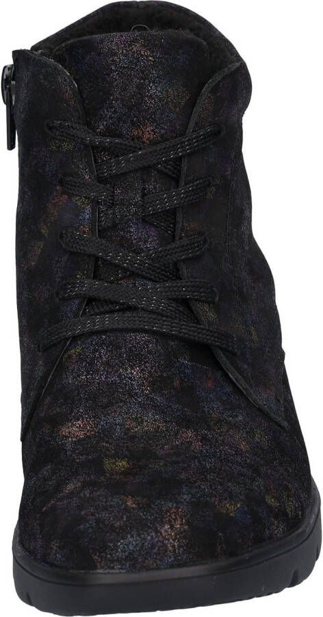 Waldläufer Veterschoenen H-Bruni winterlaarzen metallic look in comfortabele breedte g (= breed)