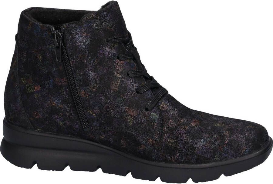 Waldläufer Veterschoenen H-Bruni winterlaarzen metallic look in comfortabele breedte g (= breed)
