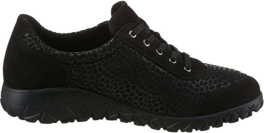 Waldläufer Veterschoenen HAVY-SOFT vrijetijdsschoen lage schoen comfortschoen met rits h-wijdte