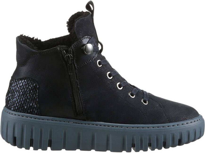 Waldläufer Winterlaarzen H-LIVIA veterschoenen comfort-enkellaars in comfortabele breedte g (= breed)