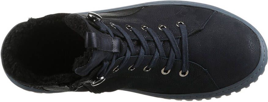 Waldläufer Winterlaarzen H-LIVIA veterschoenen comfort-enkellaars in comfortabele breedte g (= breed)