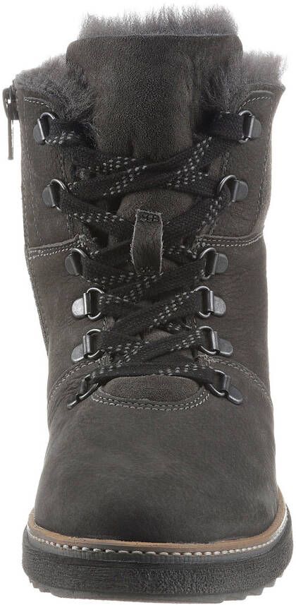 Waldläufer Winterlaarzen HITOMI outdoor boots lace-up boots with lambswool lining h-width