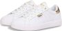 Fila Sportieve witte vetersneakers met gouden details White Dames - Thumbnail 2