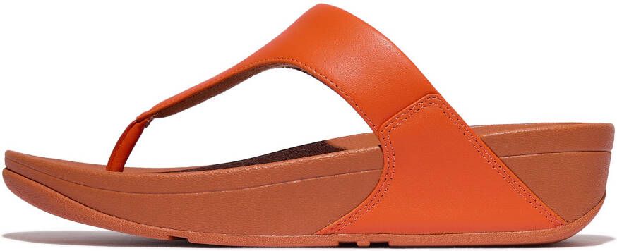 Fitflop Dianets LULU LEATHER TOEPOST pool slides pantoffel badeschoen met sleehak