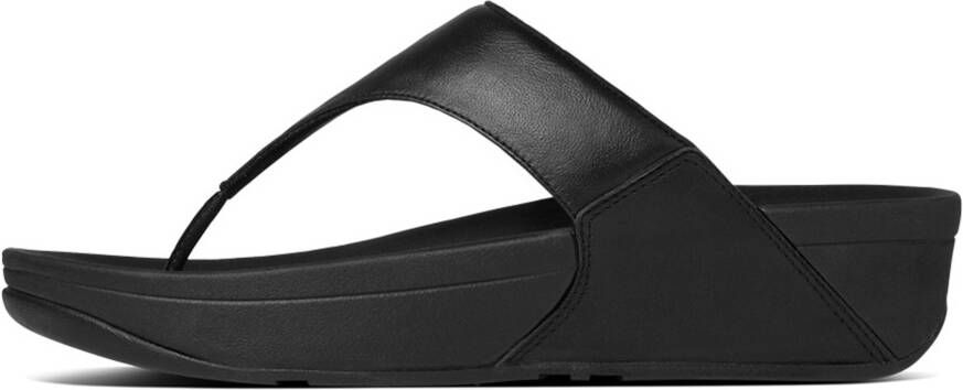 Fitflop Dianets LULU LEATHER TOEPOST pool slides pantoffel badeschoen met sleehak
