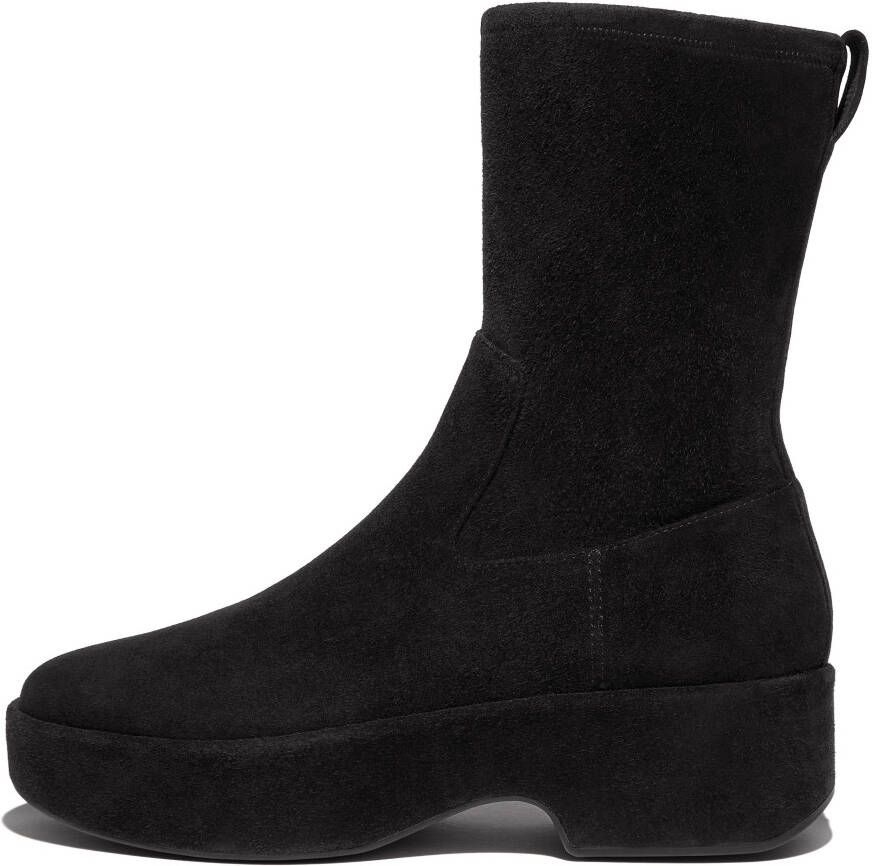 Fitflop Plateaulaarsjes F-LUMA Laarzen Chunky Boot met Stretch-schacht