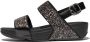 Fitflop Sandalen LULU wedge sandaal zomerschoen met glitter - Thumbnail 1