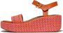 Fitflop Sleehaksandaaltjes PLATFFORMS WOVEN WEDGE plateau sandaal zomerschoen in verfijnde uitstraling - Thumbnail 2