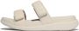 FitFlop F-Mode Go Adjustable Flatform Two-Bar Slides Vrouwen Paris Beige - Thumbnail 2